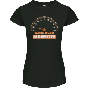 21st Birthday 21 Year Old Ageometer Funny Womens Petite Cut T-Shirt