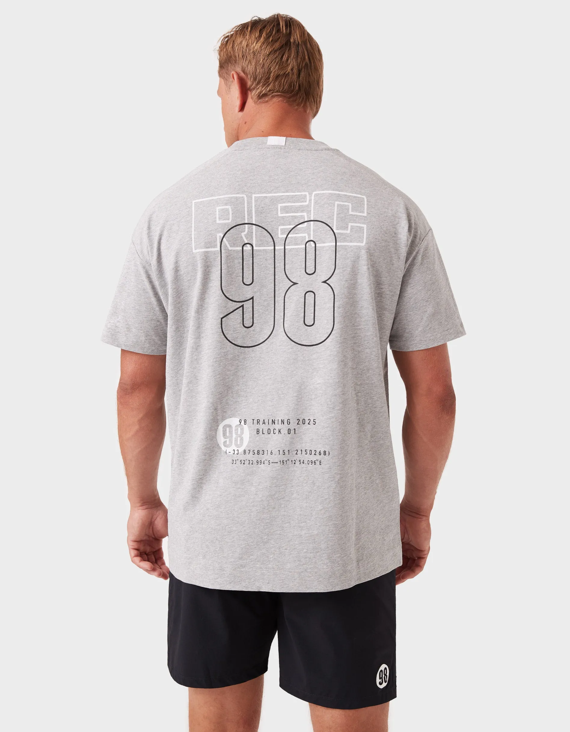 98 Mass B1 Tee Grey Marle