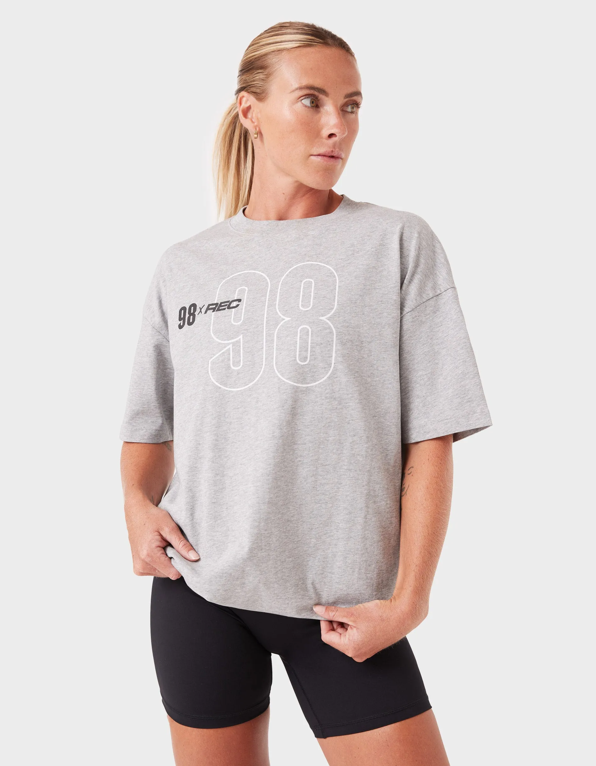 98 Mass B1 Tee Grey Marle