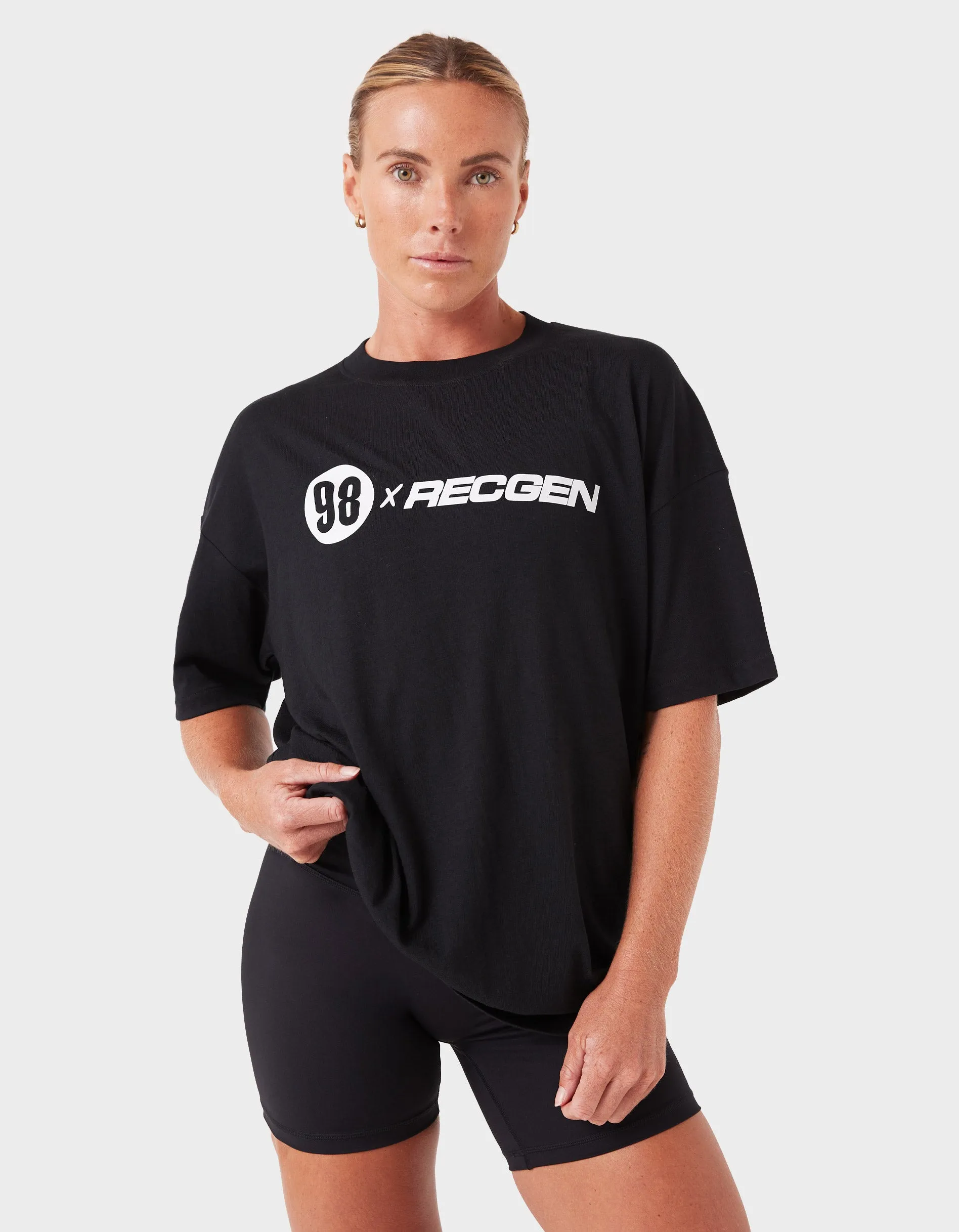 98 Oxy Mass Comp Tee Black