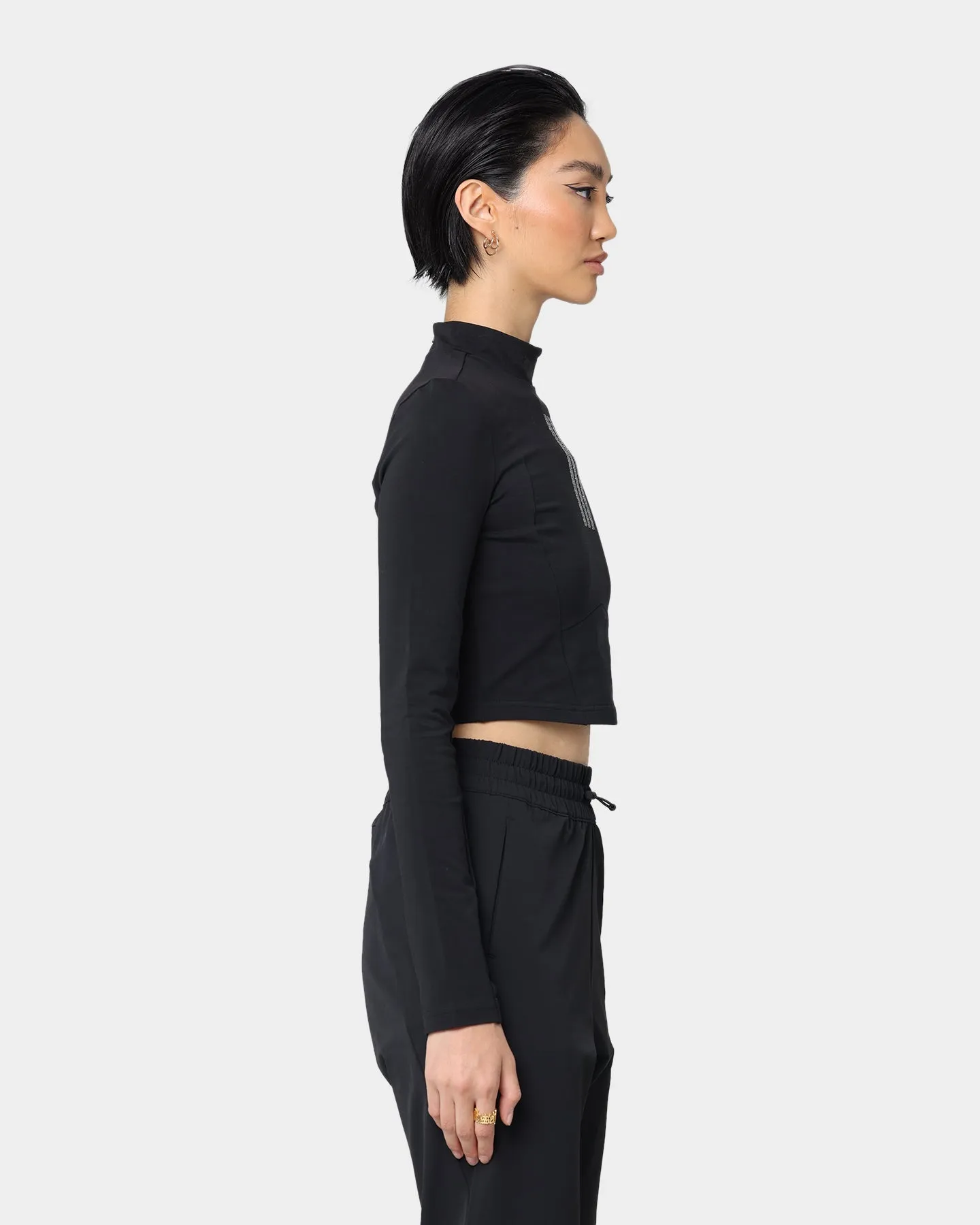 Adidas Women's Swarovski Long Sleeve T-Shirt Black
