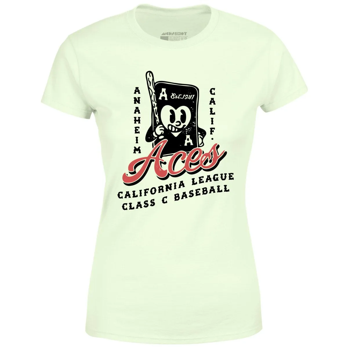 Anaheim Aces - California - Vintage Defunct Baseball Teams - Women's T-Shirt
