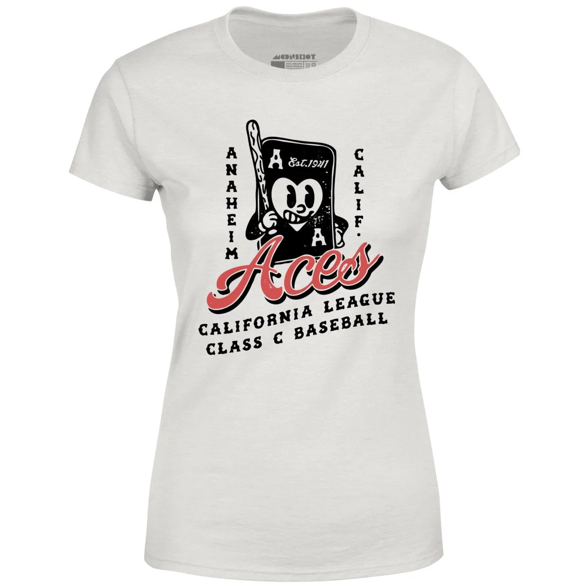 Anaheim Aces - California - Vintage Defunct Baseball Teams - Women's T-Shirt