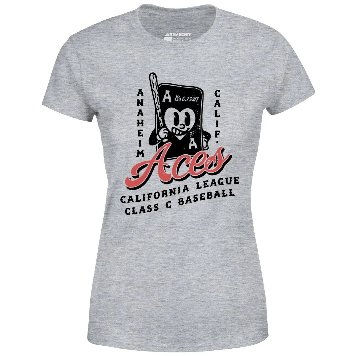 Anaheim Aces - California - Vintage Defunct Baseball Teams - Women's T-Shirt