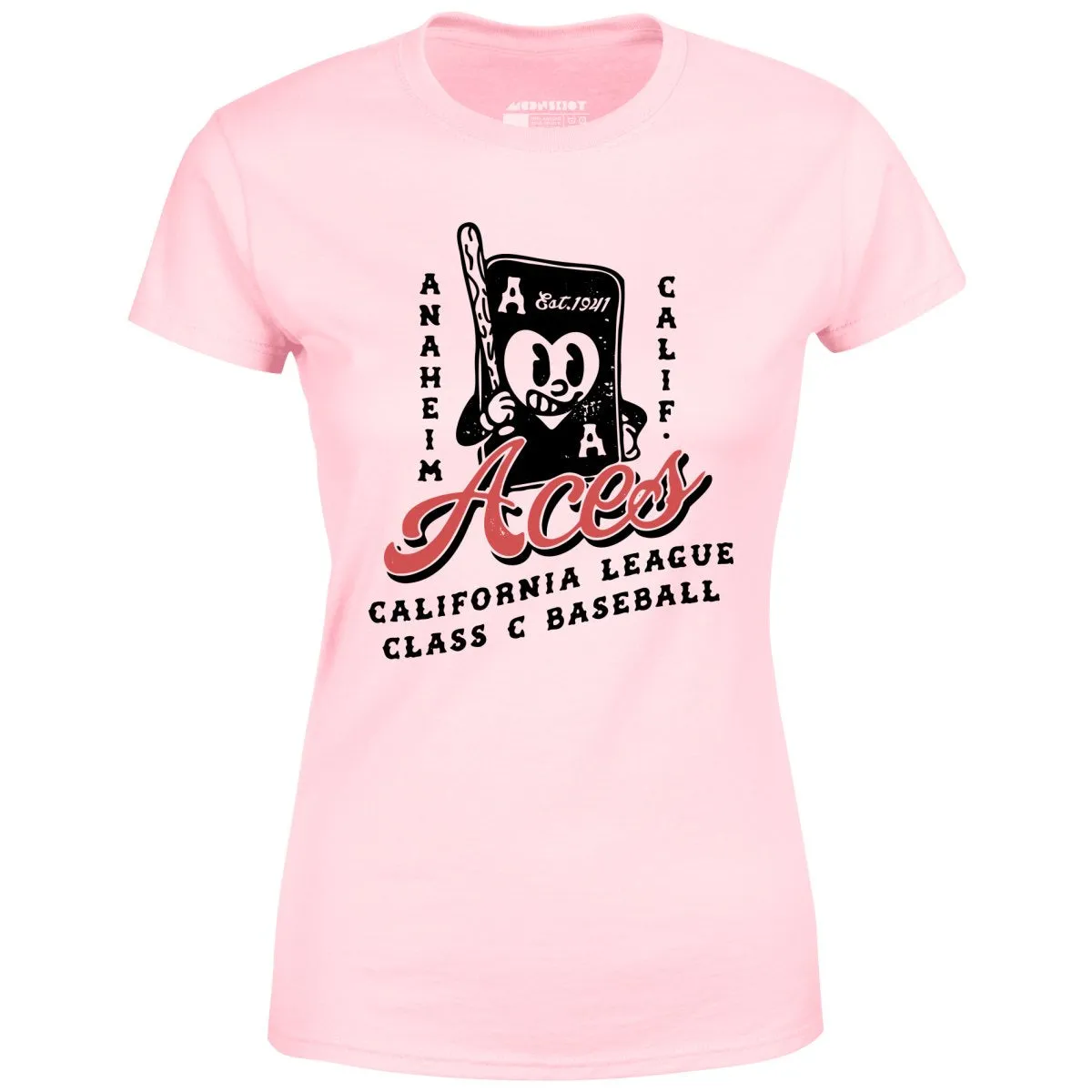 Anaheim Aces - California - Vintage Defunct Baseball Teams - Women's T-Shirt