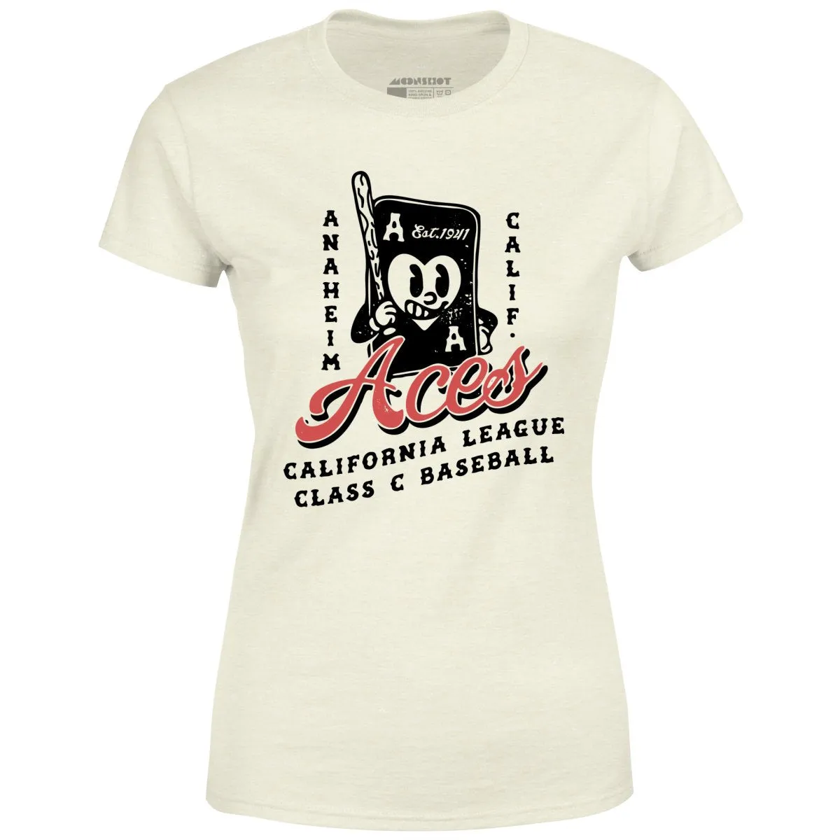 Anaheim Aces - California - Vintage Defunct Baseball Teams - Women's T-Shirt