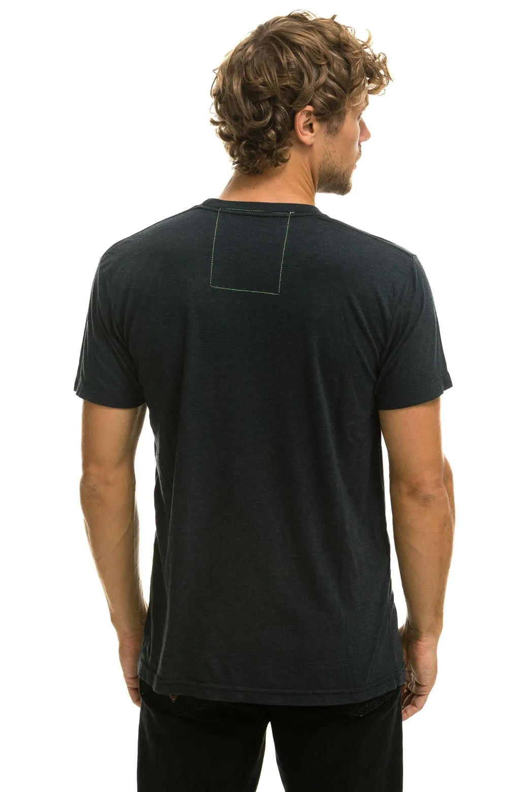 AVIATOR NATION  LA JOLLA TEE - CHARCOAL
