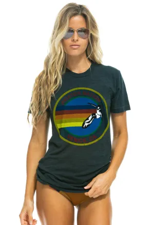 Aviator Nation Unisex Signature Tee in Charcoal