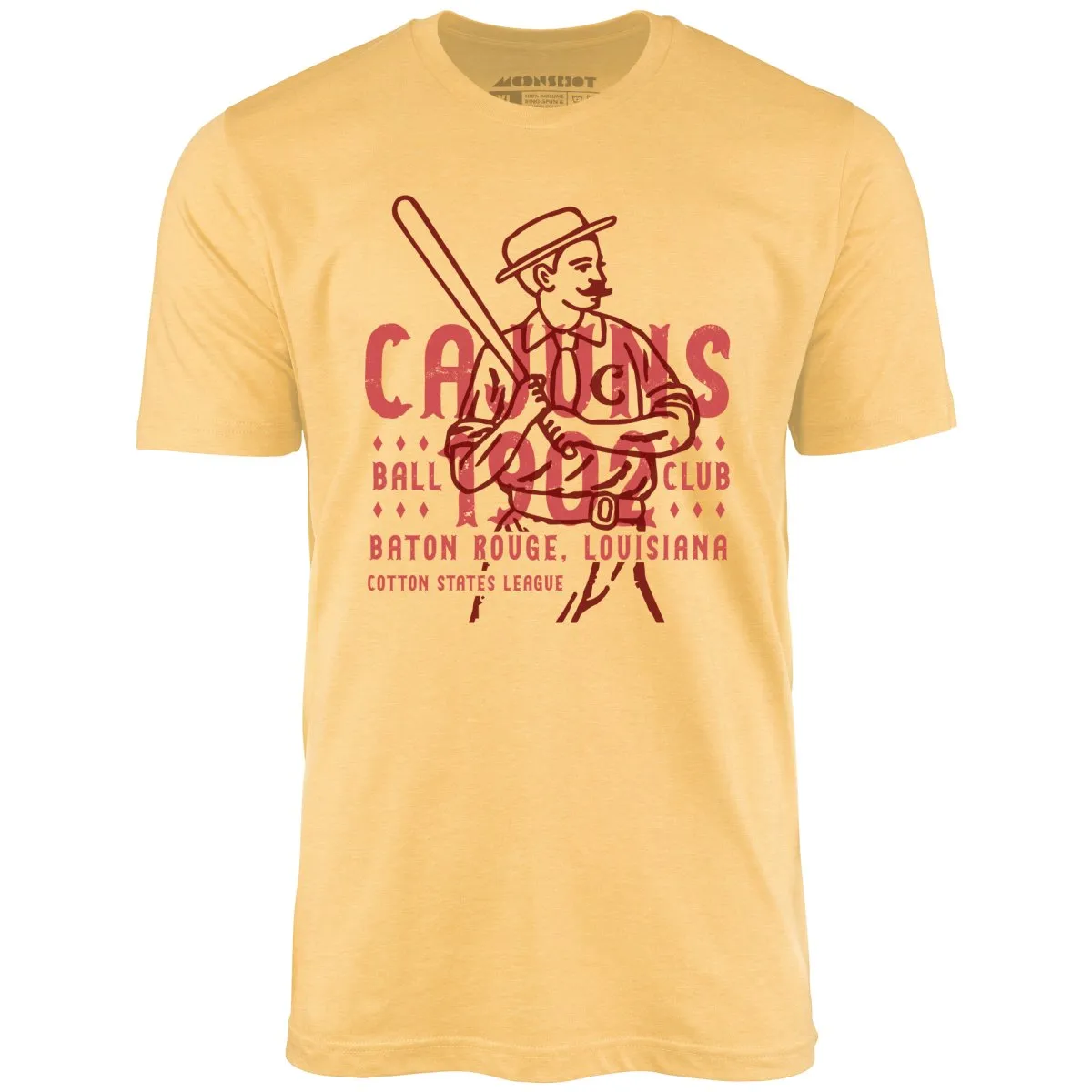 Baton Rouge Cajuns - Louisiana - Vintage Defunct Baseball Teams - Unisex T-Shirt