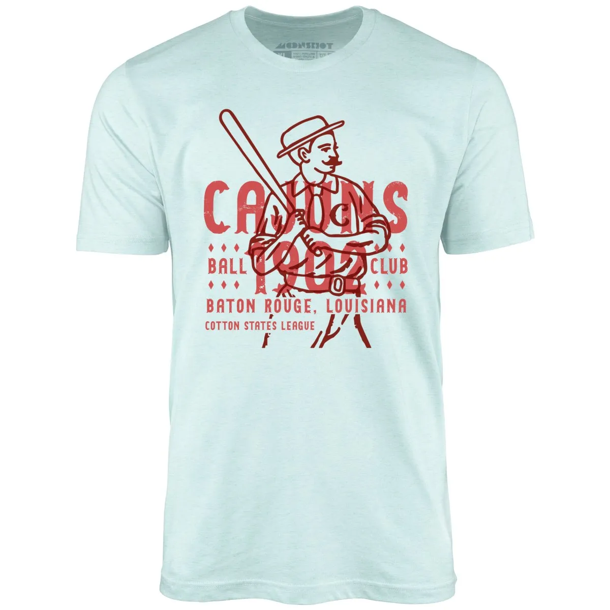 Baton Rouge Cajuns - Louisiana - Vintage Defunct Baseball Teams - Unisex T-Shirt