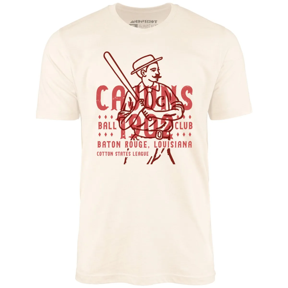 Baton Rouge Cajuns - Louisiana - Vintage Defunct Baseball Teams - Unisex T-Shirt