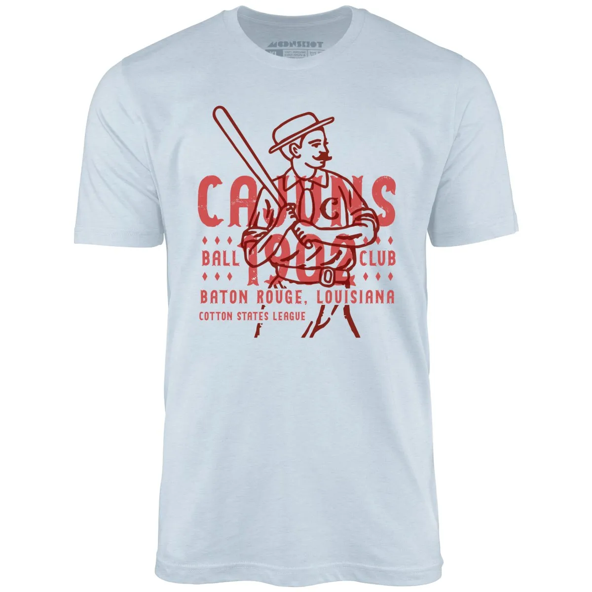 Baton Rouge Cajuns - Louisiana - Vintage Defunct Baseball Teams - Unisex T-Shirt