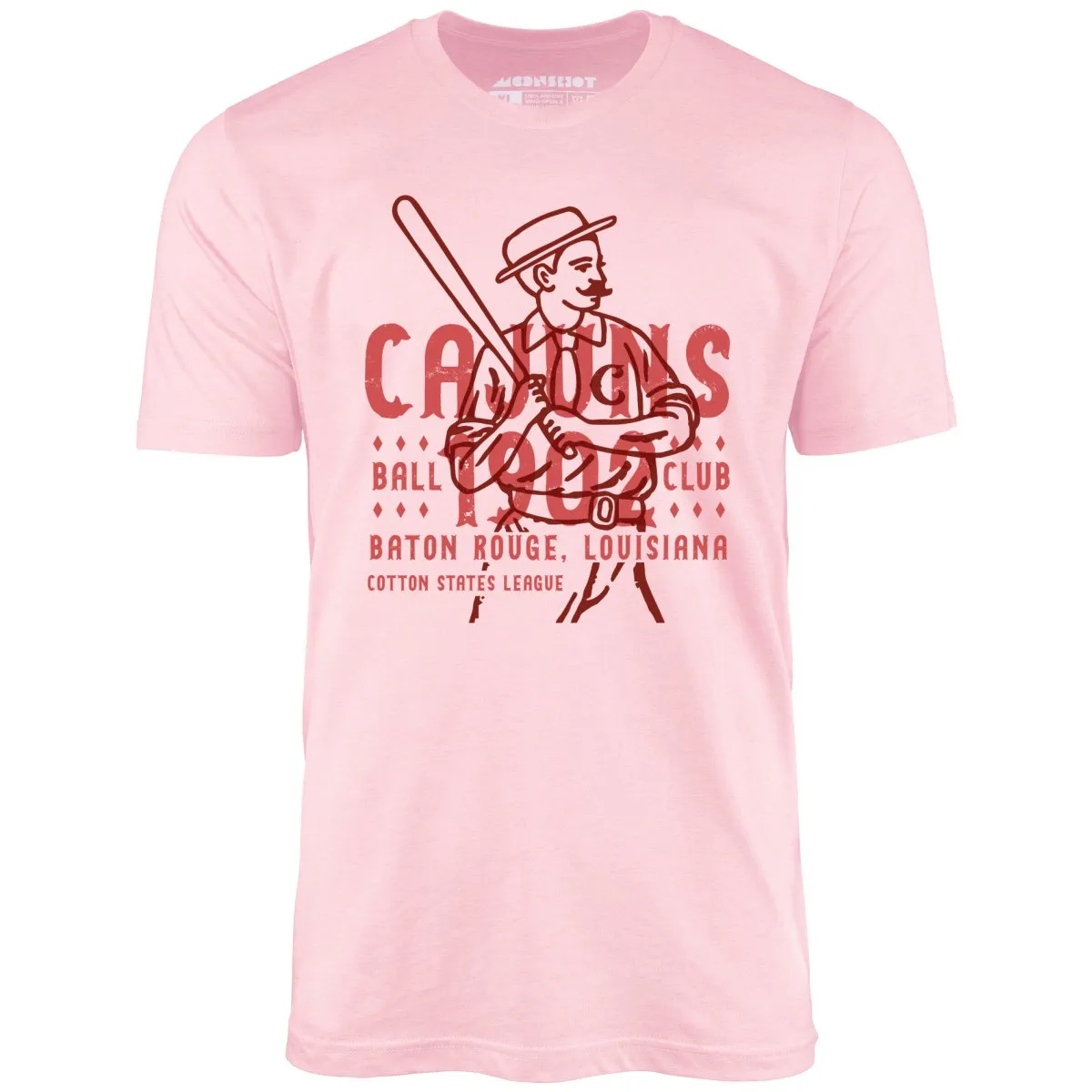 Baton Rouge Cajuns - Louisiana - Vintage Defunct Baseball Teams - Unisex T-Shirt