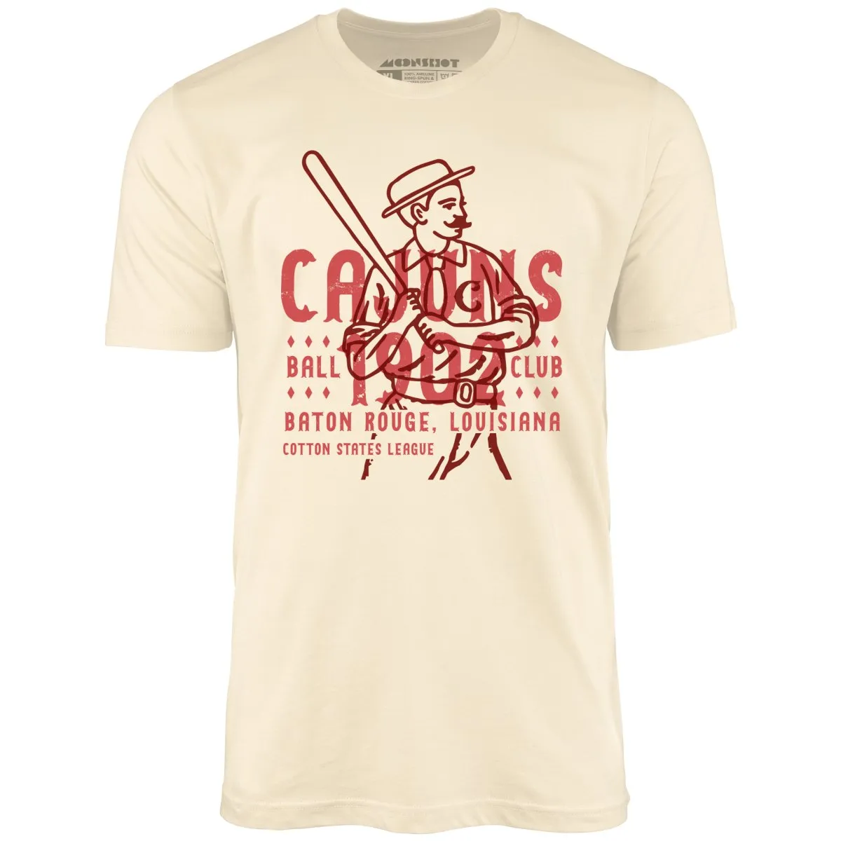 Baton Rouge Cajuns - Louisiana - Vintage Defunct Baseball Teams - Unisex T-Shirt