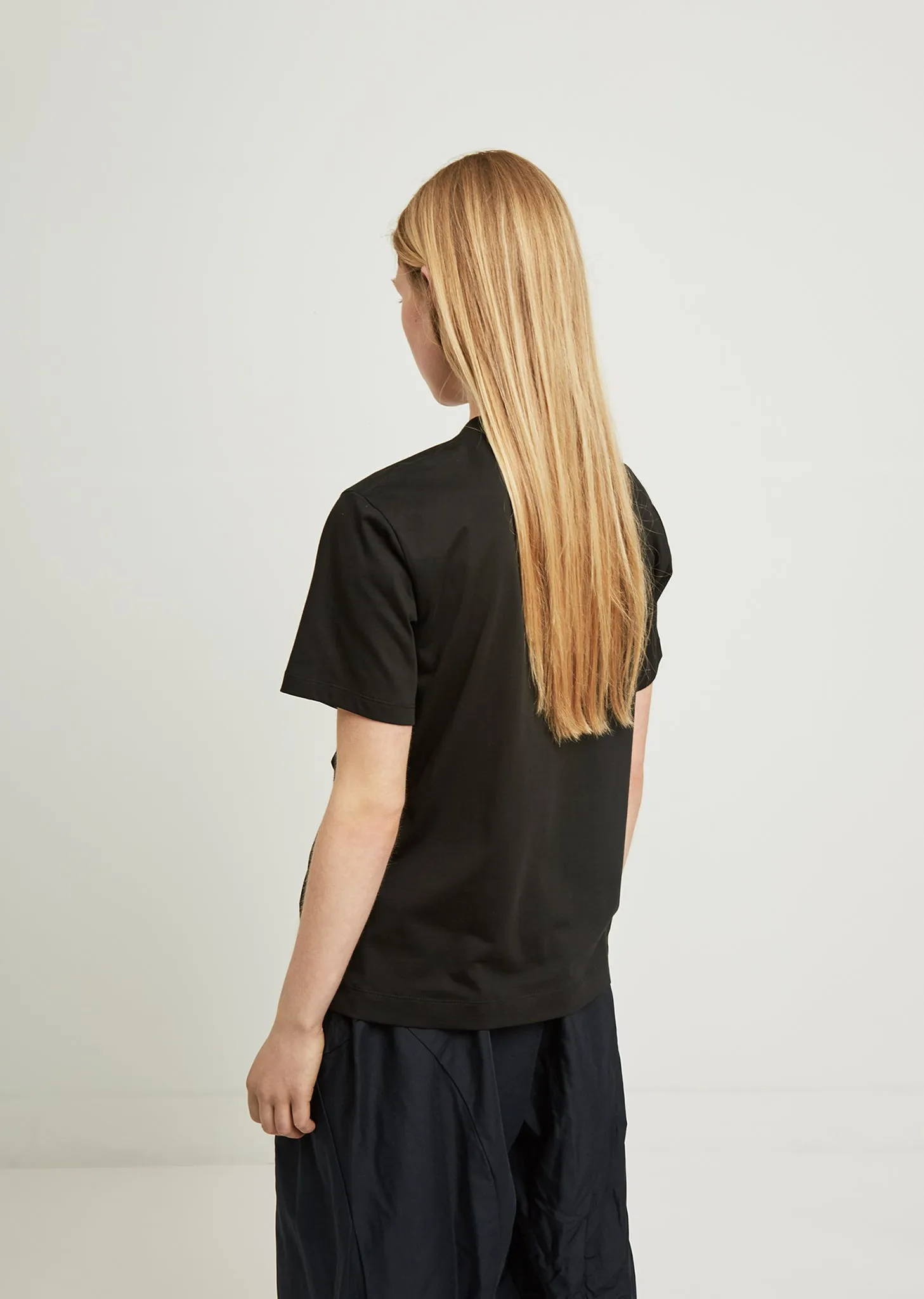 Beaded Scallop Frill Tee