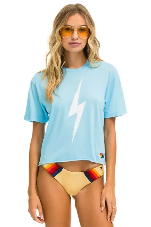 BOLT BOYFRIEND TEE - SKY