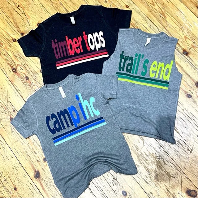 Camp Fade Triblend Tee or Cut Tank