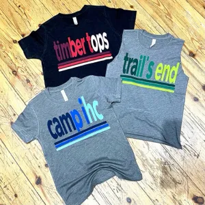 Camp Fade Triblend Tee or Cut Tank
