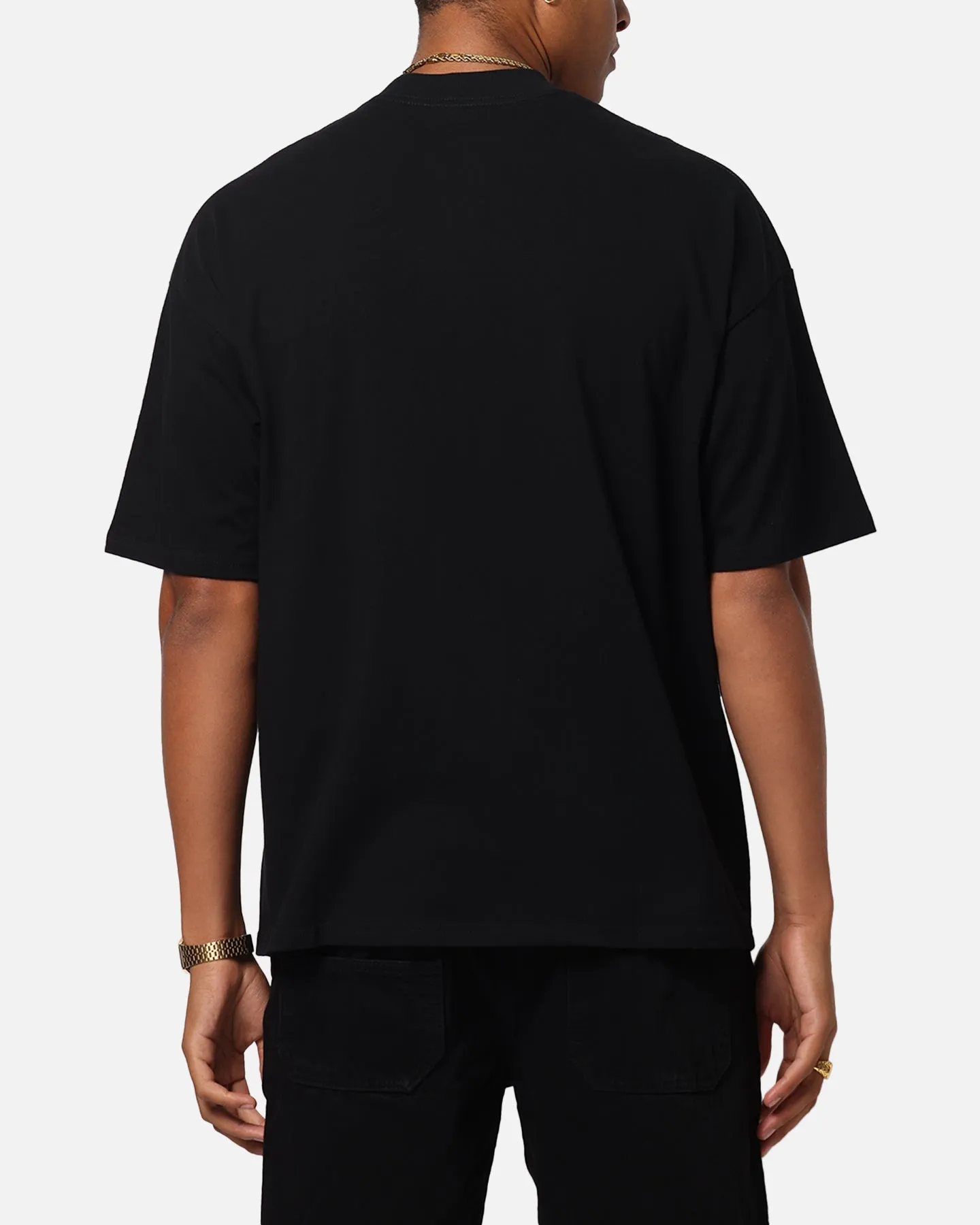 Carre Die Mock Neck T-Shirt Black