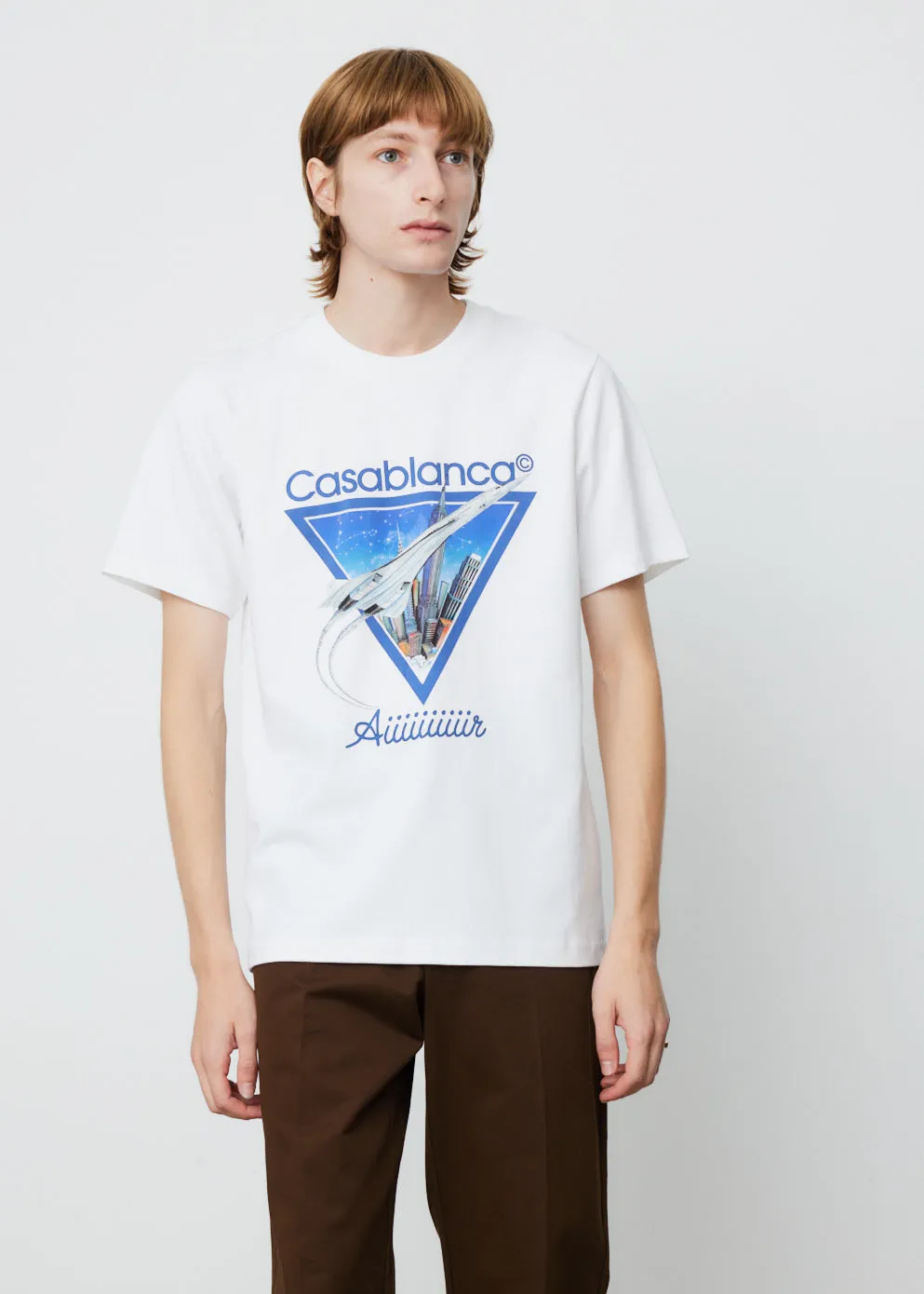 Casablanca Aiiiiir Printed T-Shirt