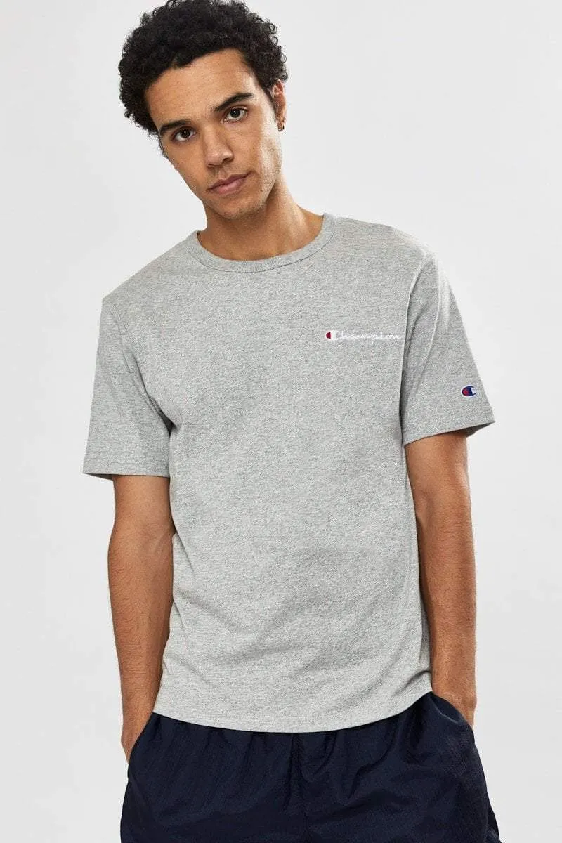 CHAMPION HERITAGE SCRIPT TEE - GREY