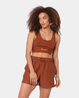 Champion Women's Power Crop Canyon Rock Brown