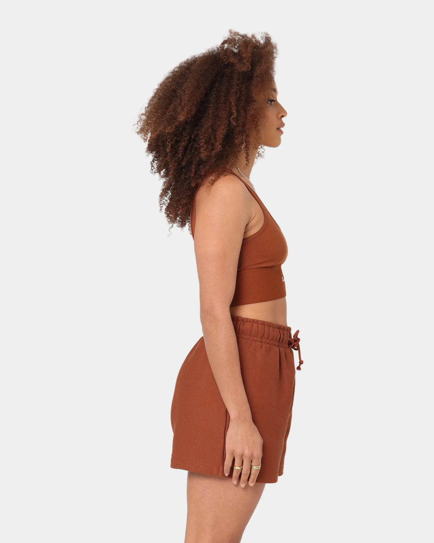 Champion Women's Power Crop Canyon Rock Brown
