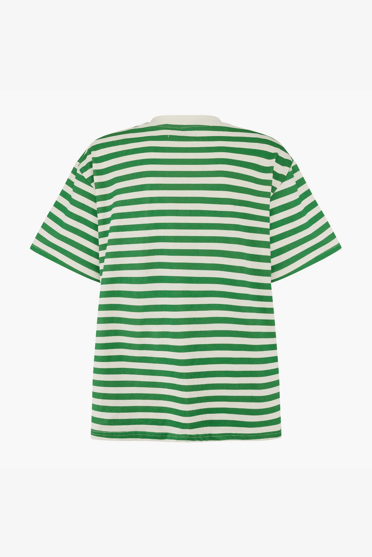 Commonplace - Morale T Shirt, Green Off White