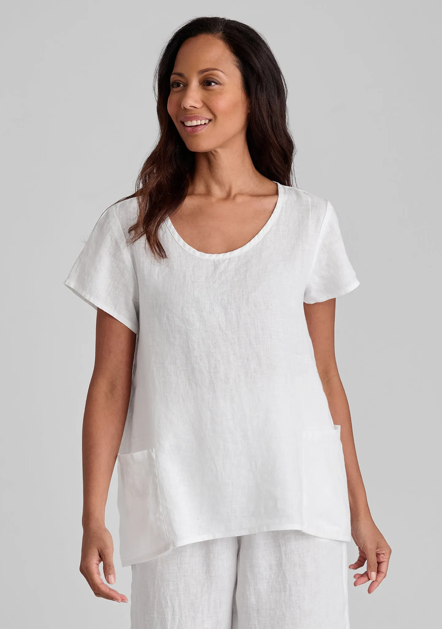 Cool Top - Linen T Shirt