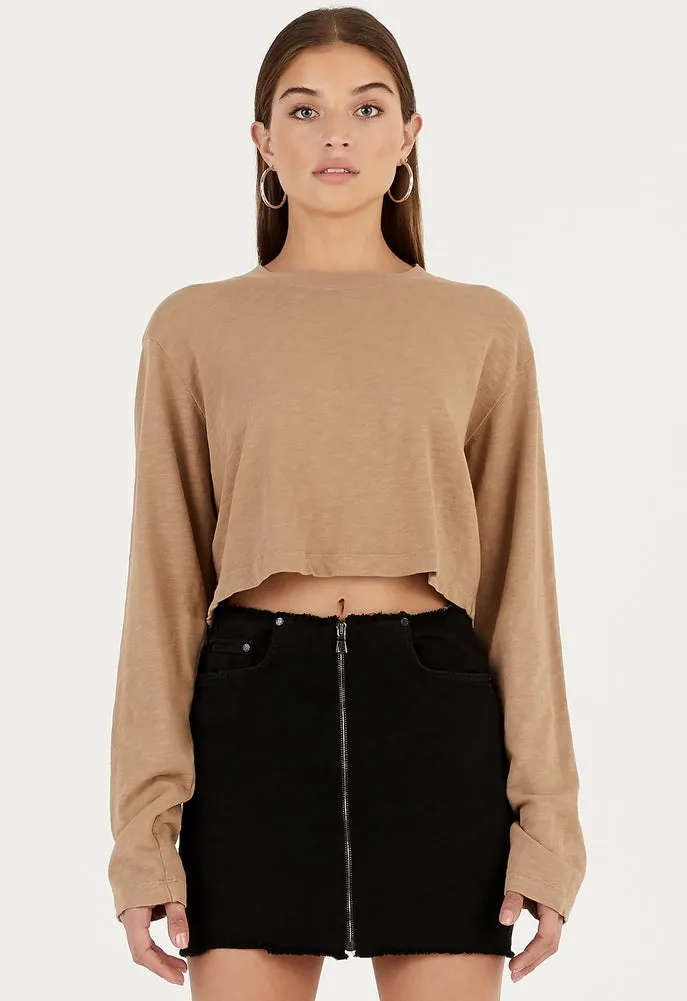 Cotton Citizen Tokyo Crop Long Sleeve Tee