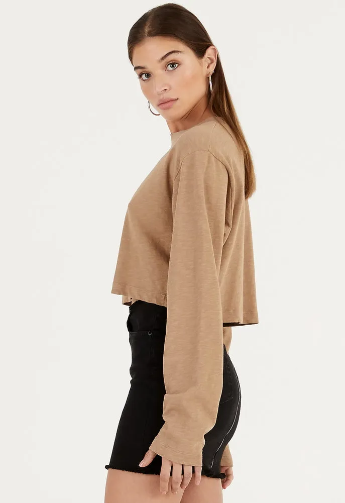 Cotton Citizen Tokyo Crop Long Sleeve Tee