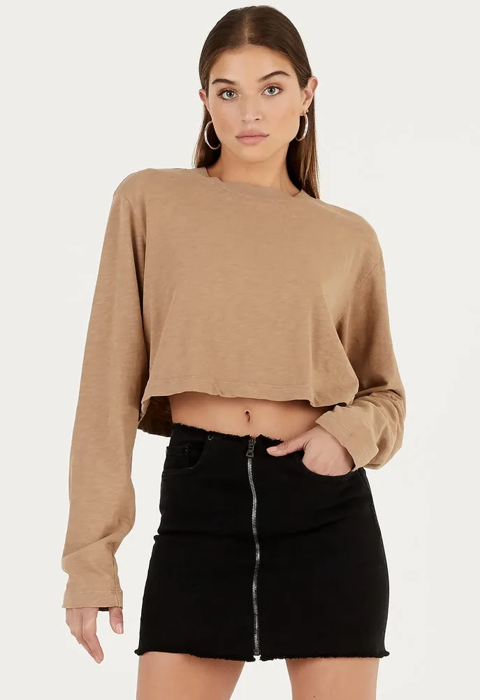 Cotton Citizen Tokyo Crop Long Sleeve Tee