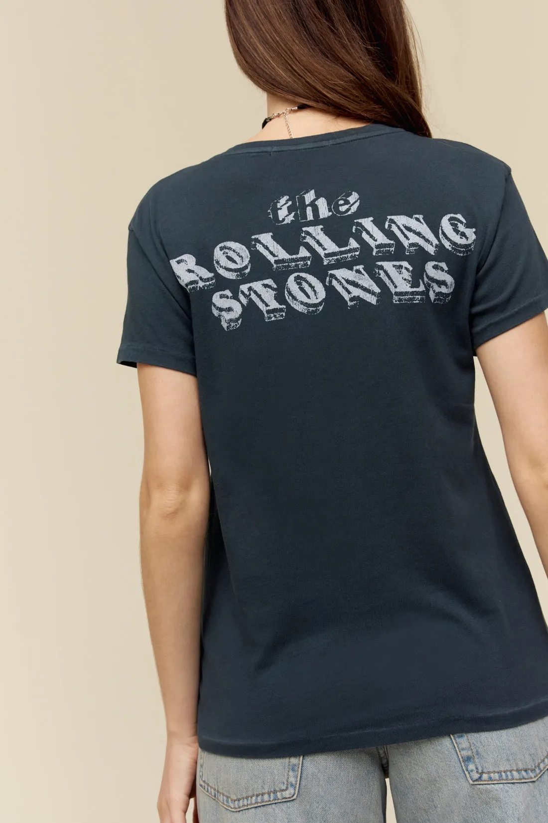 Daydreamer LA Rolling Stones Ticket Fill Tongue Tour Tee