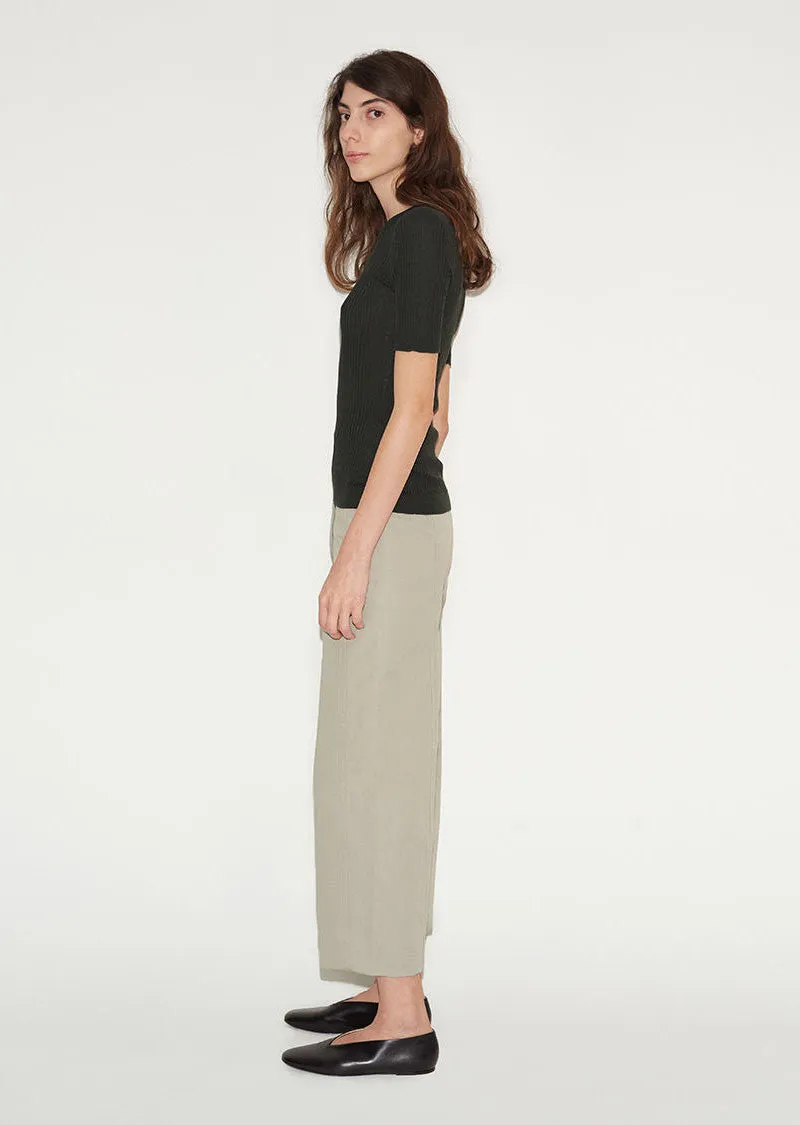 Fine Rib Tee-Shirt