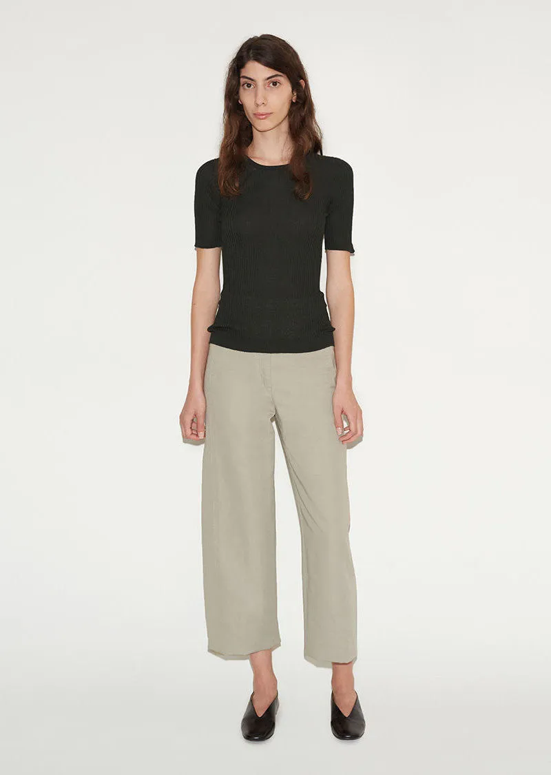 Fine Rib Tee-Shirt