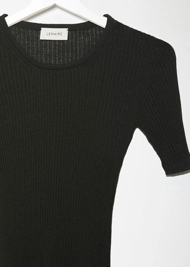 Fine Rib Tee-Shirt