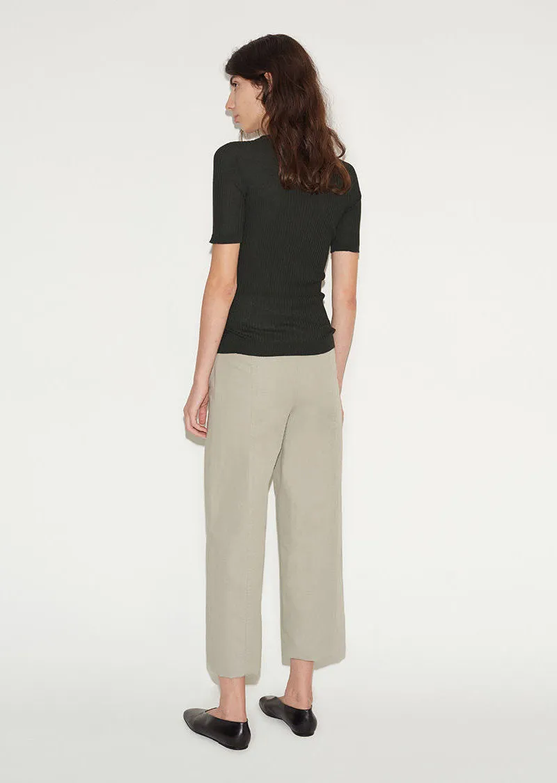 Fine Rib Tee-Shirt