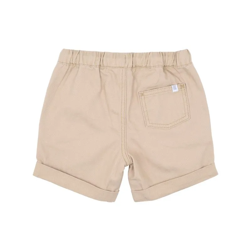 FOX & FINCH SEPIA TWILL SHORTS