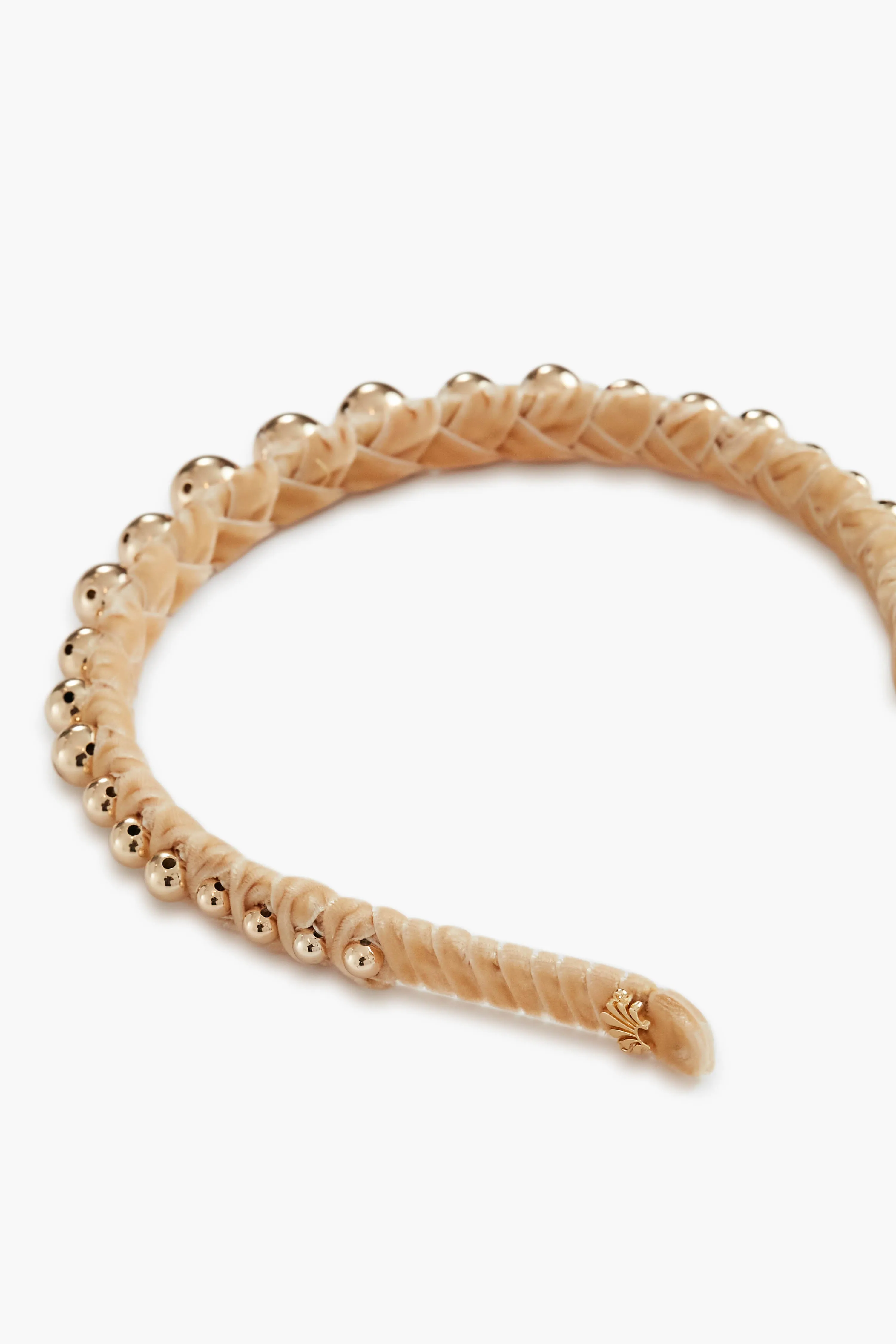 Gold Graduated Bead Headband
