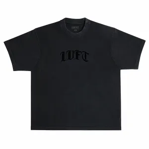 Gotham Oversized Tee - Black / Black