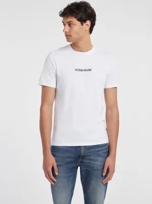 Guess Jeans White Slim Logo T-Shirt
