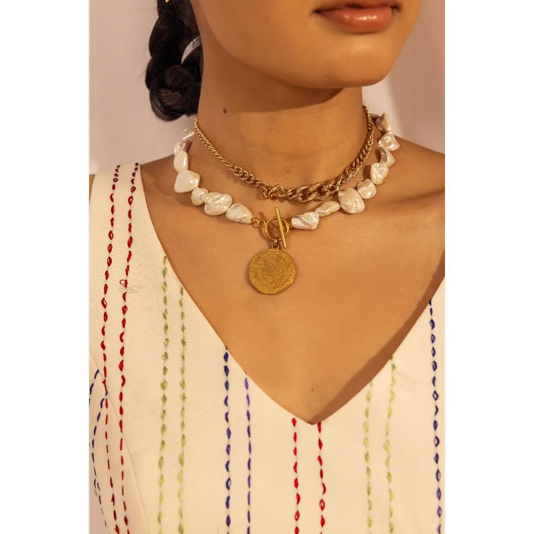 House of Ara Handwoven Organic Cotton Kantha Crop Top