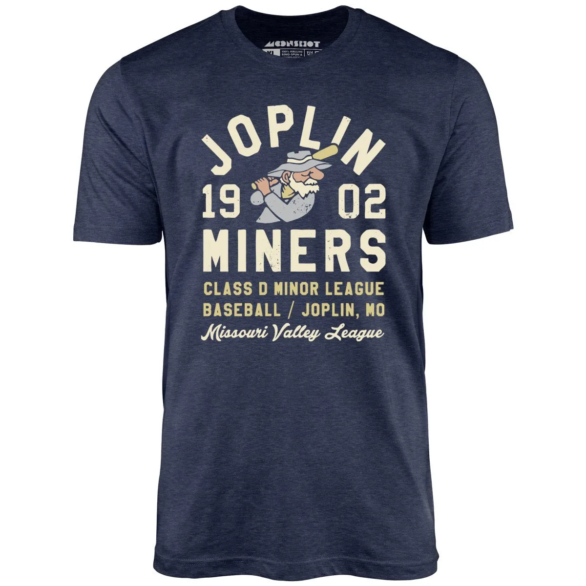 Joplin Miners - Missouri - Vintage Defunct Baseball Teams - Unisex T-Shirt