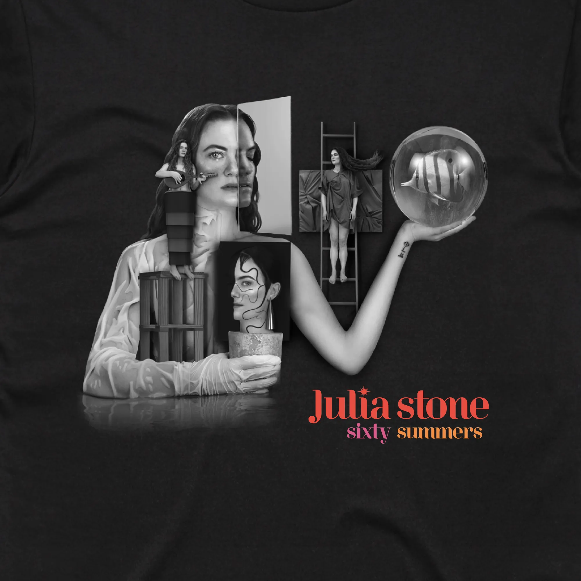 Julia Stone / Sixty Summers / Black T-Shirt