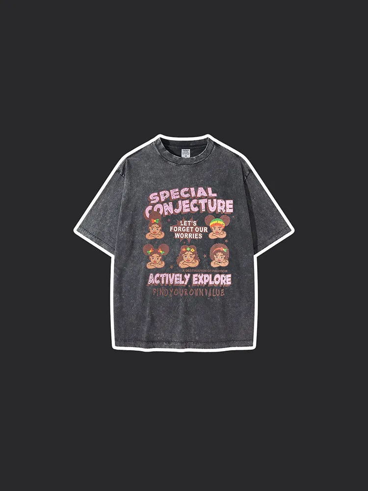 Kids' Short Sleeve Washed T-Shirt