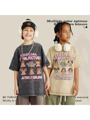 Kids' Short Sleeve Washed T-Shirt
