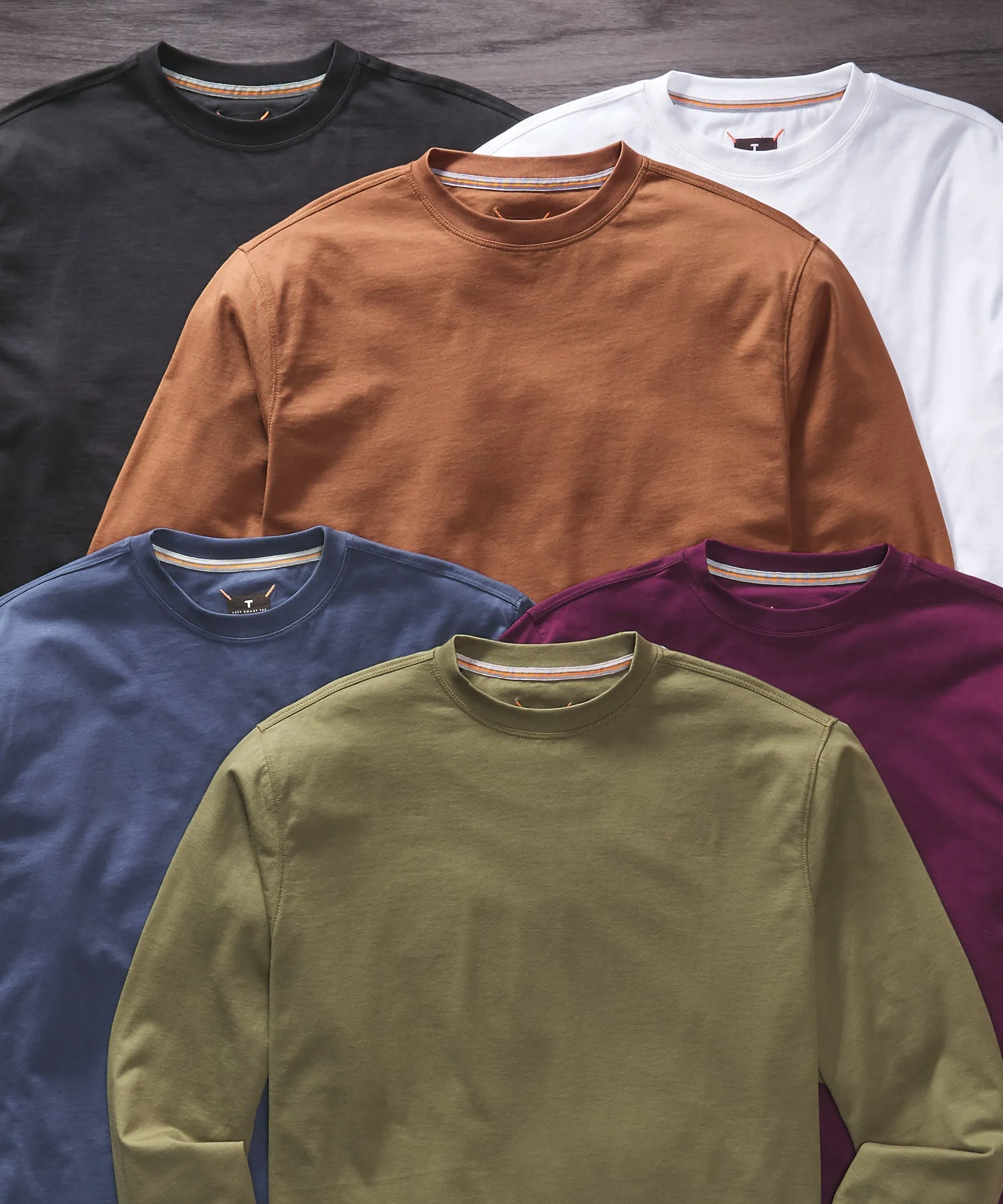 Left Coast Tee Ultimate Pima Cotton Long Sleeve T-Shirt