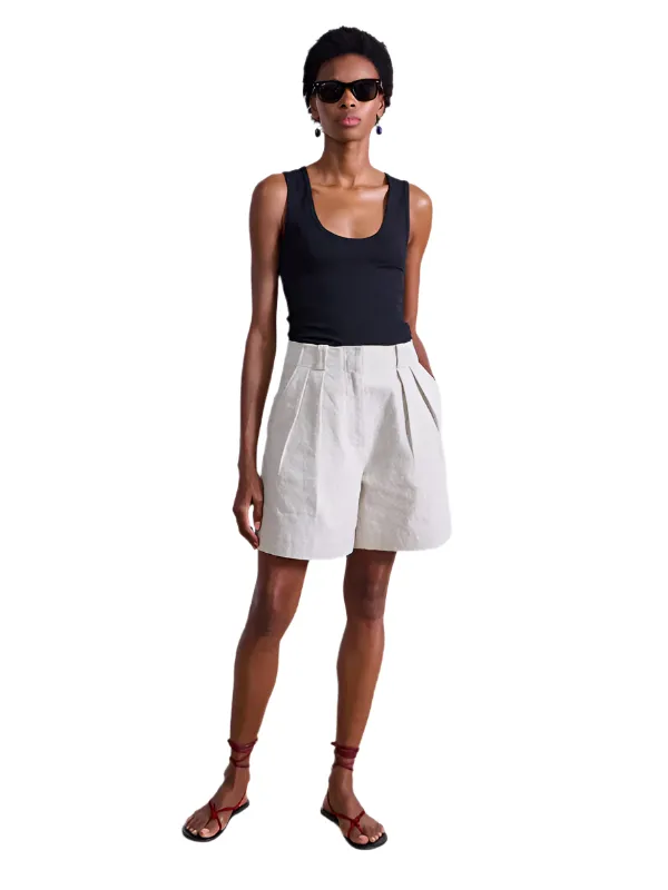 Linaza Short in Flax
