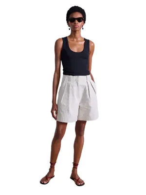 Linaza Short in Flax