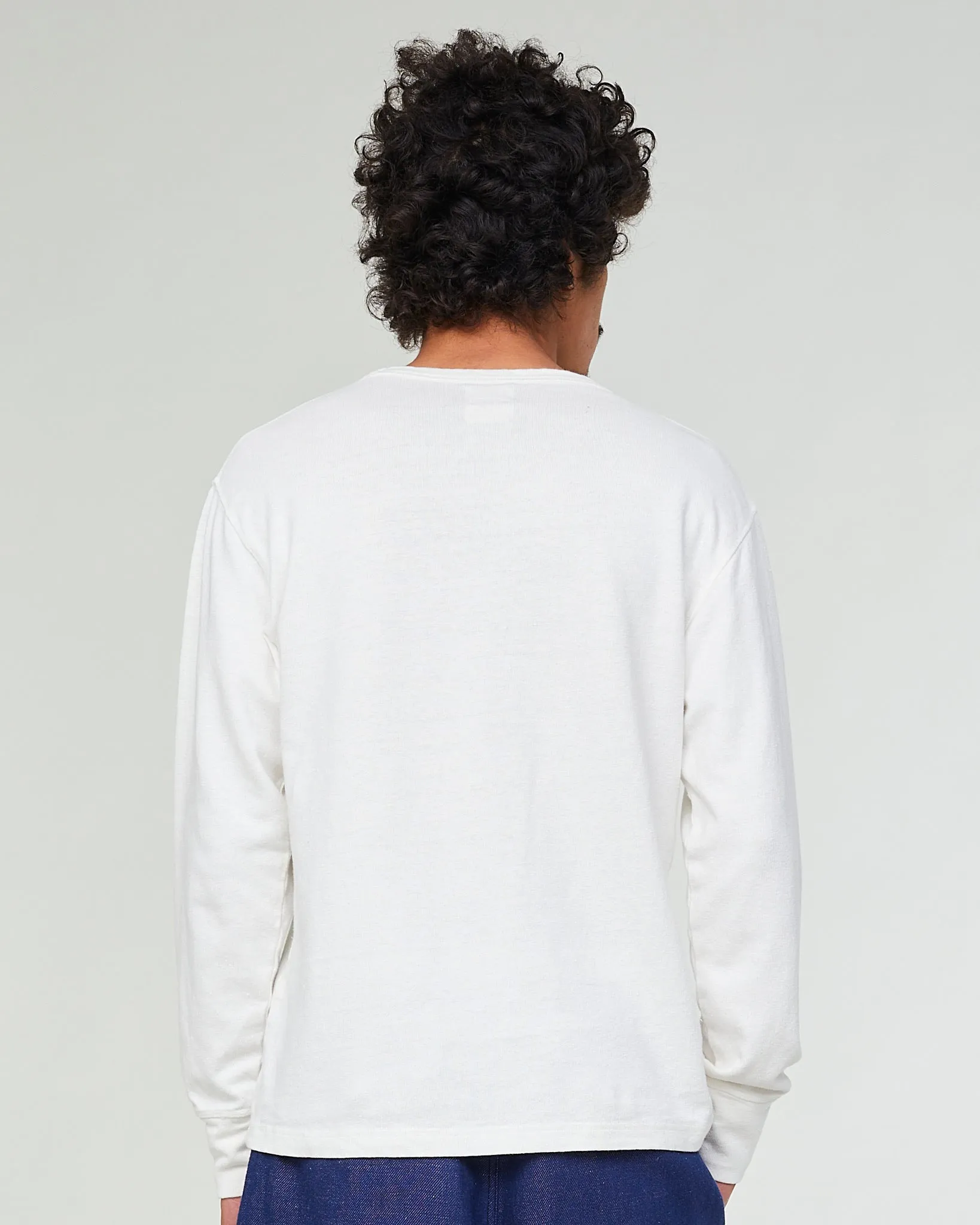 L/S Pocket T Military Jersey Natural